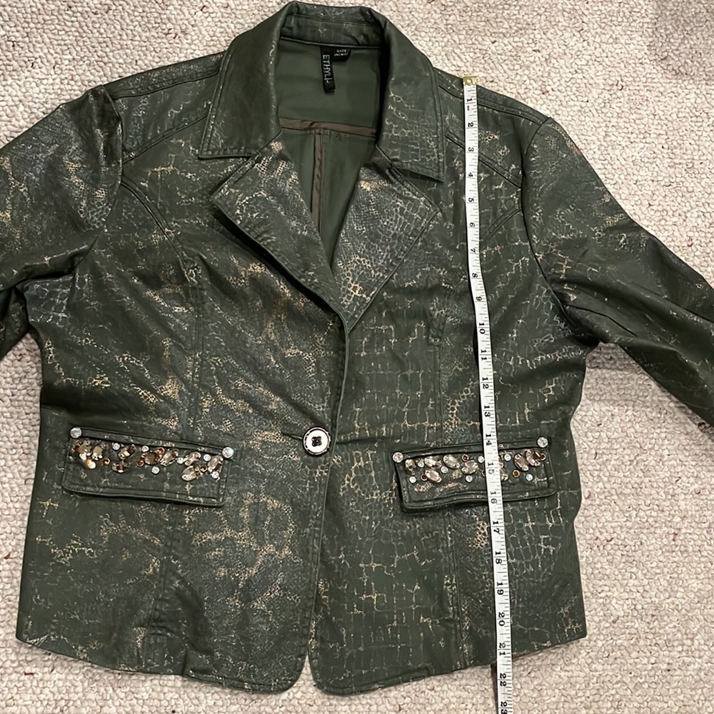 Ethyl glittery cotton jacket M-L - Picture 9 of 11